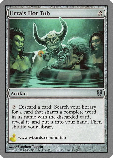 Urza's Hot Tub, Magic card UNH 131 — Unhinged set
