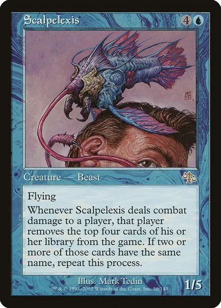 Scalpelexis, carte Magic JUD 50 — extension Jugement