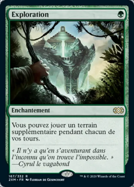 Exploration, carte Magic 2XM 167 — extension Double Masters