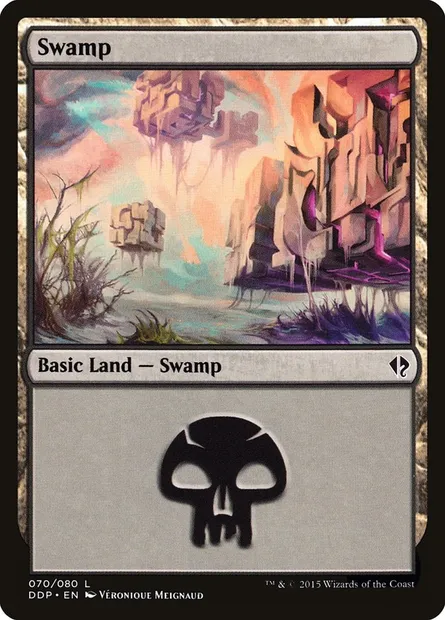 Swamp, Magic card DDP 70 — Duel Decks: Zendikar vs. Eldrazi set