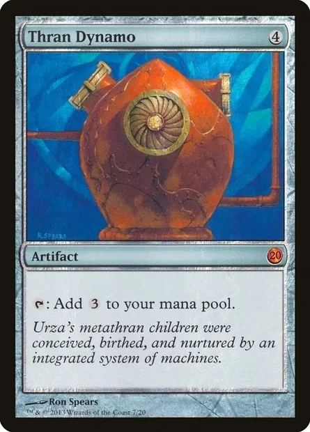 Dynamo thran, carte Magic V13 7 — extension From the Vault: Twenty