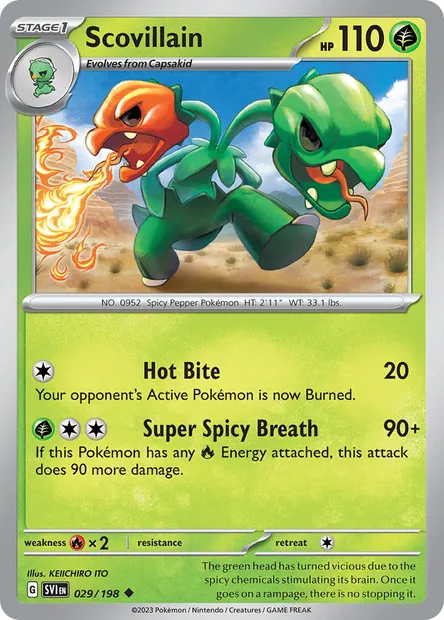 Scovillain, Pokémon card SVI 029 — Scarlet & Violet set