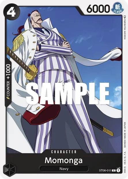 Momonga, carte One Piece ST06-011 — extension Absolute Justice