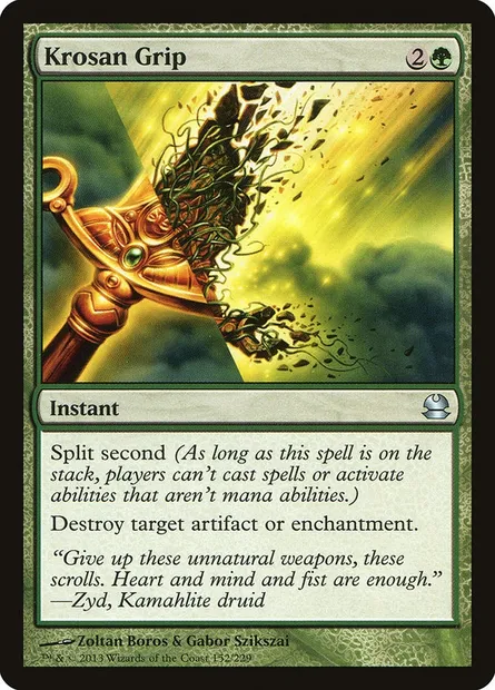Krosan Grip, Magic card MMA 152 — Modern Masters set