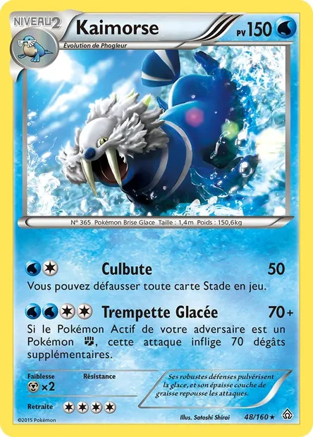 Kaimorse, carte Pokémon PRC 48 — extension Primo-Choc