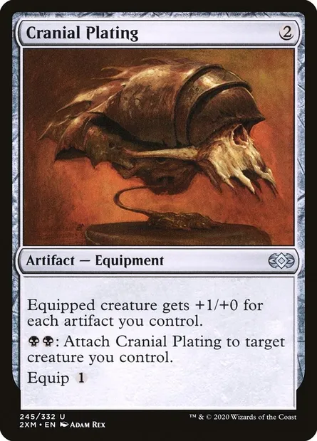 Cranial Plating, Magic card 2XM 245 — Double Masters set
