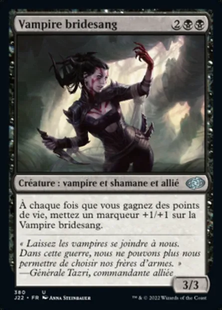 Vampire bridesang, carte Magic J22 380 — extension Jumpstart 2022
