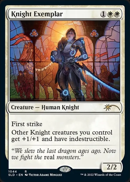 Knight Exemplar, Magic card SLD 1044 — Secret Lair Drop set