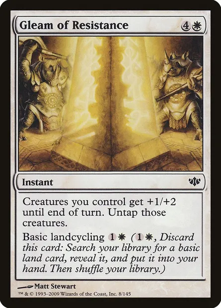Gleam of Resistance, Magic card CON 8 — Conflux set