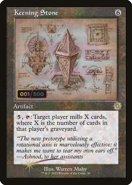 Keening Stone, Magic card BRR 89z — The Brothers' War Retro Artifacts set