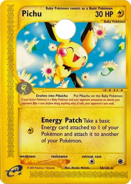 Pichu, Pokémon card PR 058-5 — Assorted Promos set