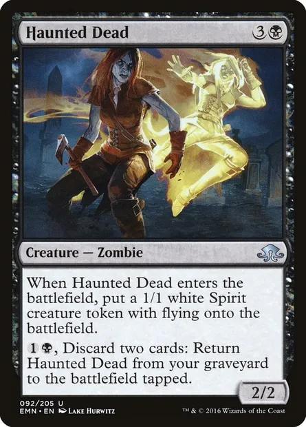 Haunted Dead, Magic card EMN 92 — Eldritch Moon set