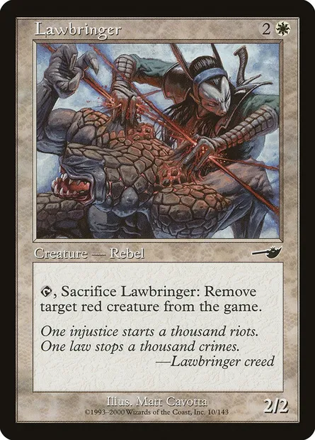 Lawbringer, Magic card NEM 10 — Nemesis set