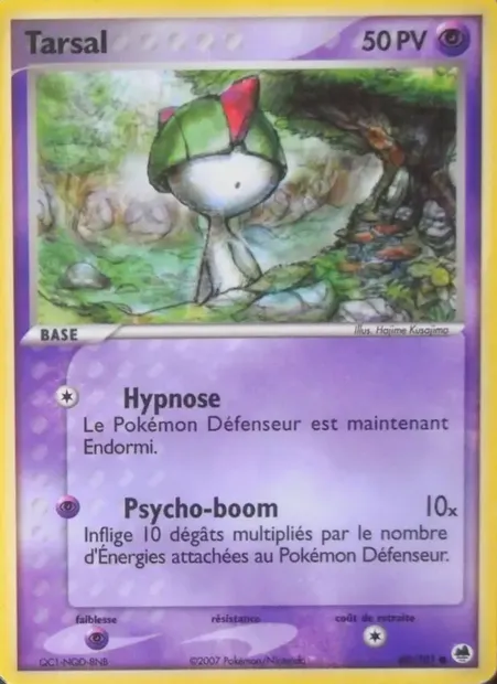 Tarsal, carte Pokémon DF 60 — extension EX Île des Dragons