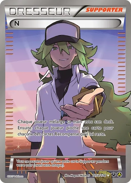 N, carte Pokémon FCO 105a — extension Impact des Destins