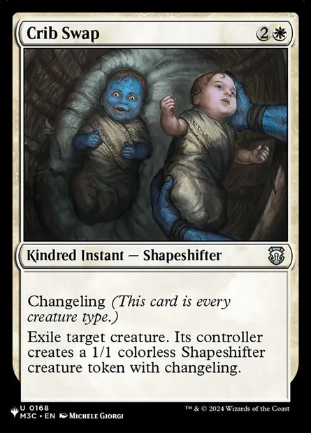 Crib Swap, Magic card PLST M3C-168 — The List set