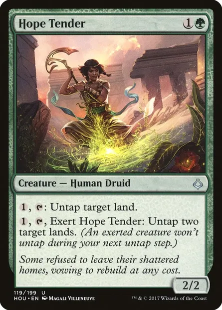 Hope Tender, Magic card HOU 119 — Hour of Devastation set