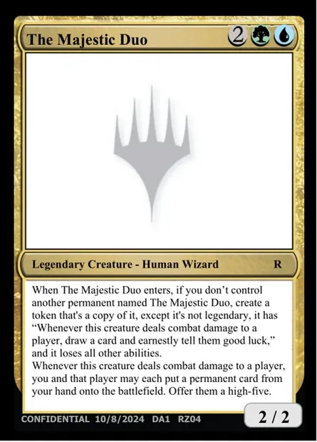 The Majestic Duo, carte Magic UNK RZ04n — extension Unknown Event