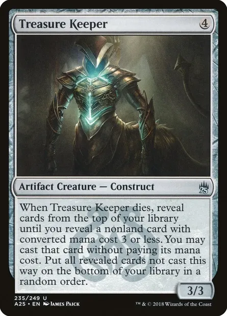 Treasure Keeper, Magic card A25 235 — Masters 25 set