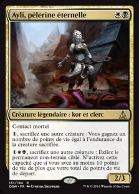 Ayli, pèlerine éternelle, carte Magic OGW 151 — extension Le serment des Sentinelles
