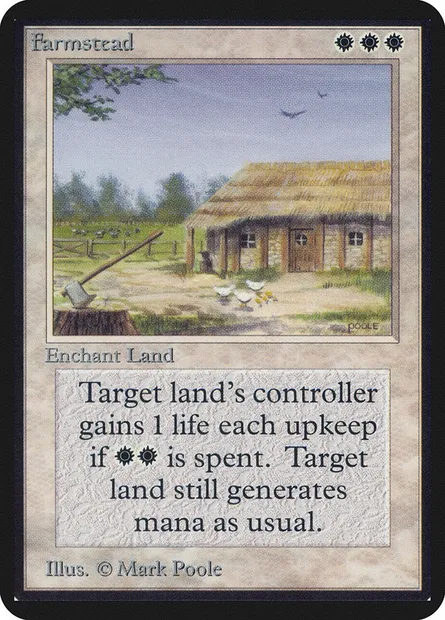 Ferme, carte Magic LEA 19 — extension Limited Edition Alpha
