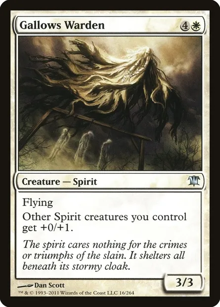 Gallows Warden, Magic card ISD 16 — Innistrad set