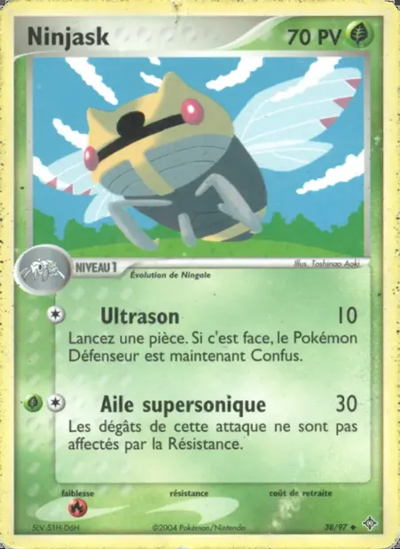 Ninjask, carte Pokémon DR 38 — extension EX Dragon