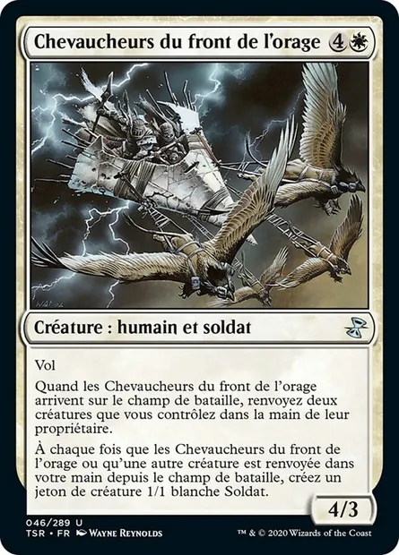 Chevaucheurs du front de l'orage, carte Magic TSR 46 — extension Spirale Temporelle Remastered