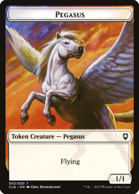 Pegasus, Magic card TCLB 3 — Battle for Baldur's Gate Tokens set