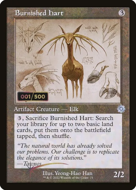 Burnished Hart, Magic card BRR 71z — The Brothers' War Retro Artifacts set