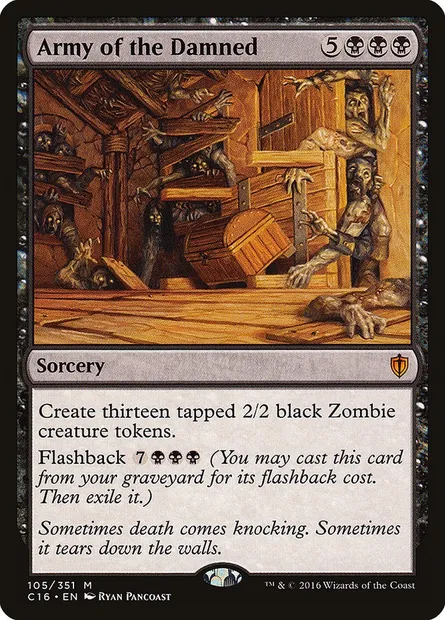 Army of the Damned, Magic card C16 105 — Commander 2016 set