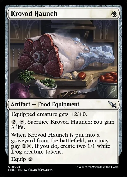 Krovod Haunch, Magic card MKM 21 — Murders at Karlov Manor set