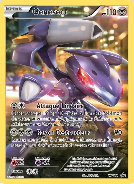 Genesect, carte Pokémon XY 119 — extension Promo XY