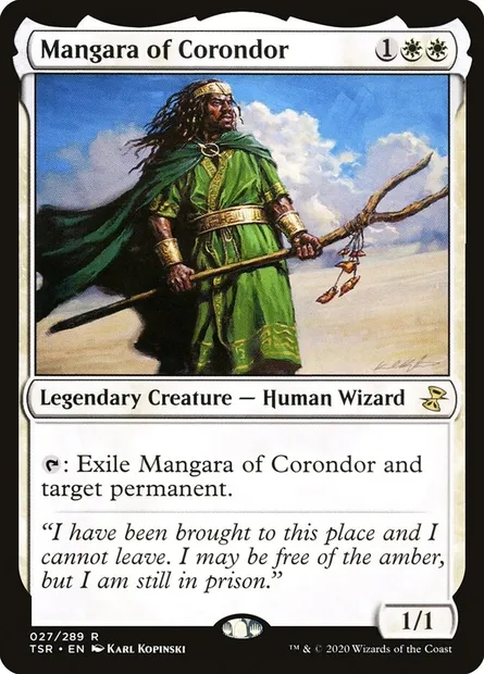 Mangara of Corondor, Magic card TSR 27 — Time Spiral Remastered set