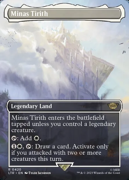 Minas Tirith, Magic card LTR 420 — The Lord of the Rings: Tales of Middle-earth set