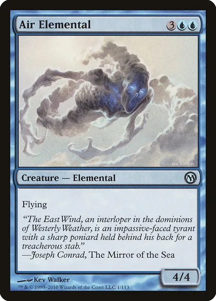 Élémental d'air, carte Magic DPA 1 — extension Duels of the Planeswalkers