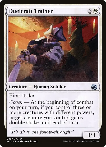 Duelcraft Trainer, Magic card MID 16 — Innistrad: Midnight Hunt set