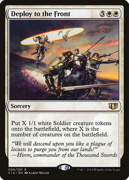 Deploy to the Front, Magic card C14 6 — Commander 2014 set