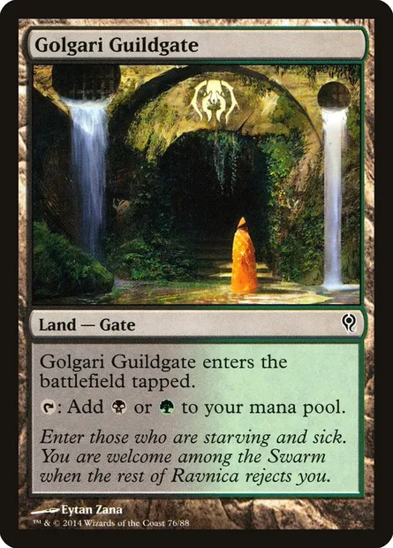 Golgari Guildgate, Magic card DDM 76 — Duel Decks: Jace vs. Vraska set