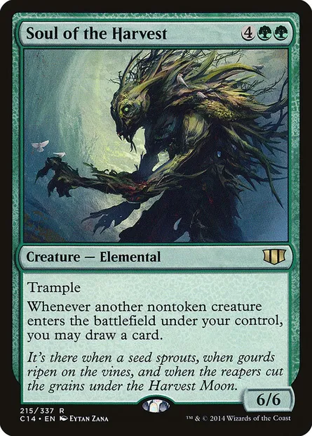 Soul of the Harvest, Magic card C14 215 — Commander 2014 set