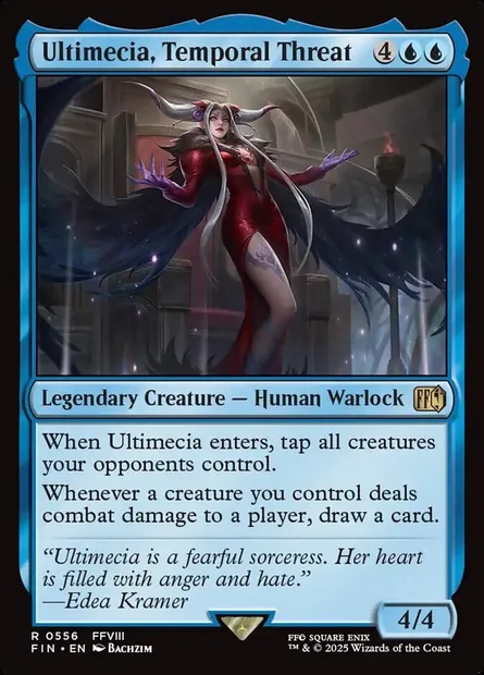 Ultimecia, Temporal Threat, Magic card FIN 556 — Final Fantasy set