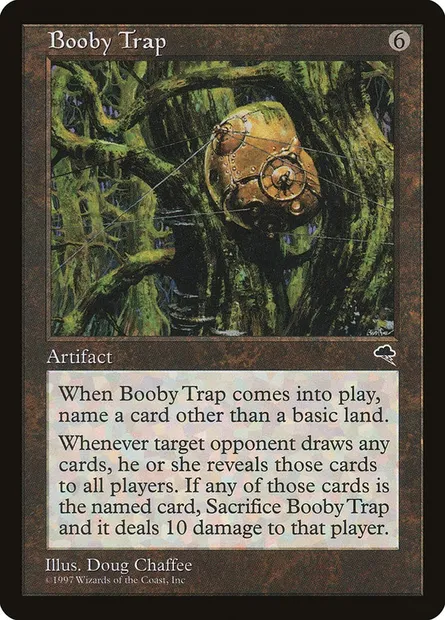 Booby Trap, Magic card TMP 277 — Tempest set