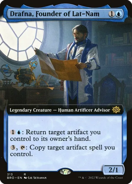 Drafna, Founder of Lat-Nam, Magic card BRO 313 — The Brothers' War set