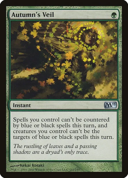 Autumn's Veil, Magic card M11 162 — Magic 2011 set