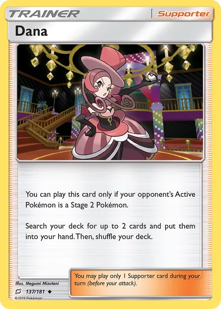 Dana, Pokémon card TEU 137 — Team Up set
