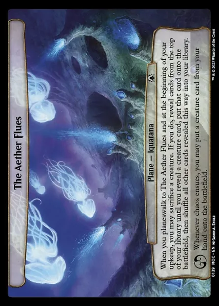 The Aether Flues, Magic card MOC 139 — March of the Machine Commander set
