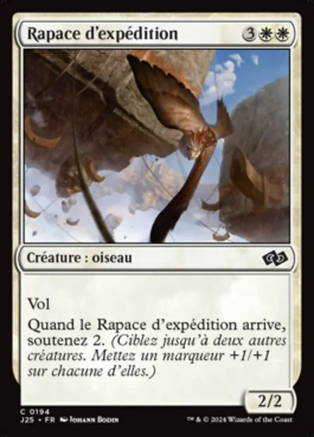 Rapace d'expédition, carte Magic J25 194 — extension Foundations Jumpstart