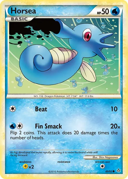 Horsea, Pokémon card UL 49 — Unleashed set