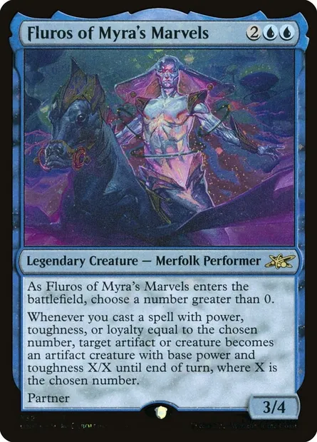 Fluros of Myra's Marvels, carte Magic UNF 332 — extension Unfinity