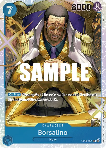 Borsalino, One Piece card OP05-051 — AWAKENING OF THE NEW ERA set